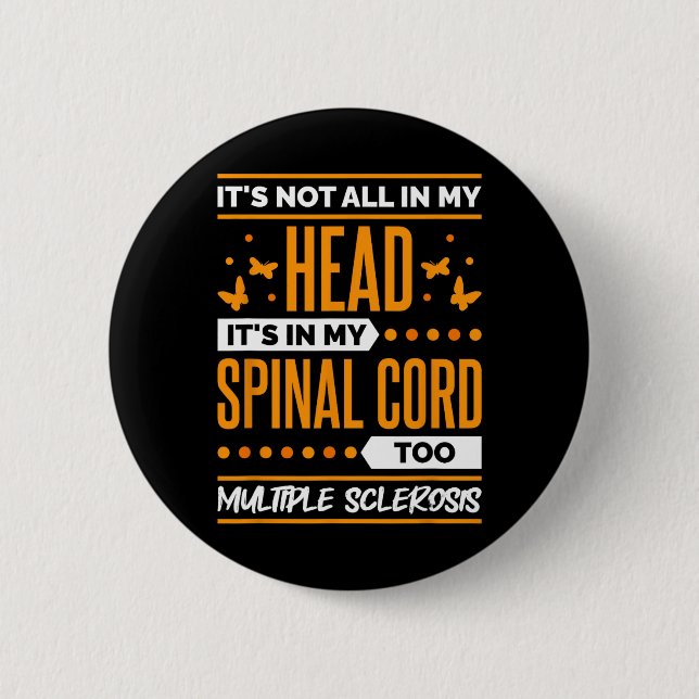 Sclerosis Quote for Sclerosis Awareness Knapp (Framsida)