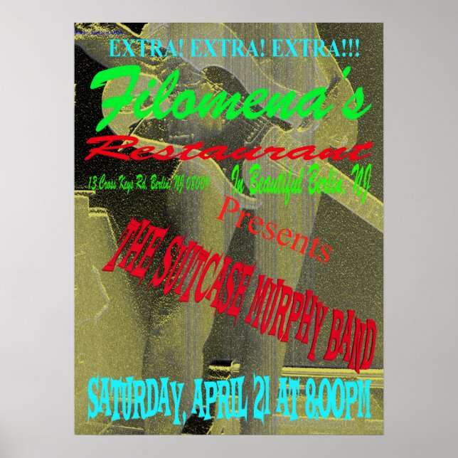 SCMB @ Filomenas Poster (Framsidan)