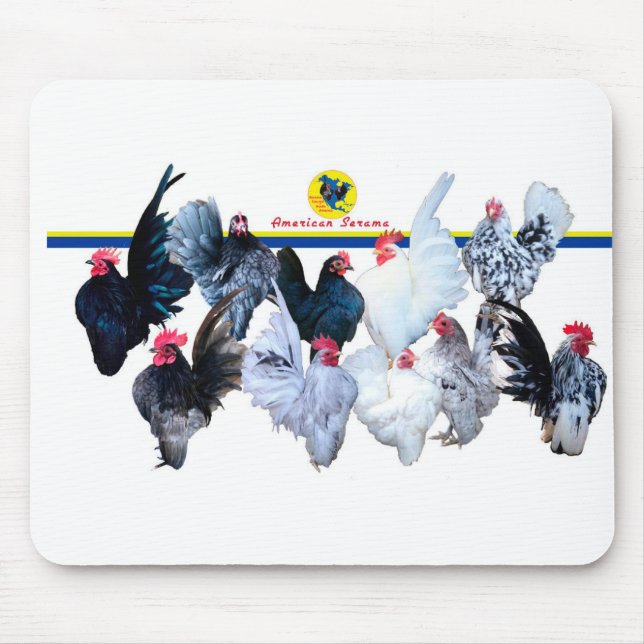 SCNA American Serama Mousepad Musmatta (Framsidan)
