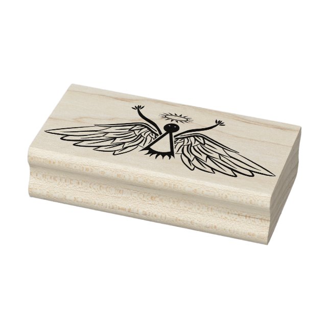 scoky angel art frimärke stämpel (Stämpel)
