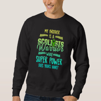Scoliosis Awareness Scoliotic Warrior Survivor 5 Lång Ärmad Tröja