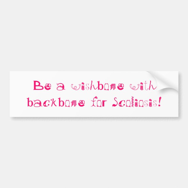 Scoliosis Bildekal (Framsidan)