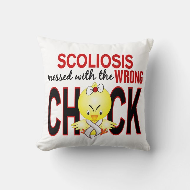 Scoliosis röra med den fla chicken kudde (Framsida)