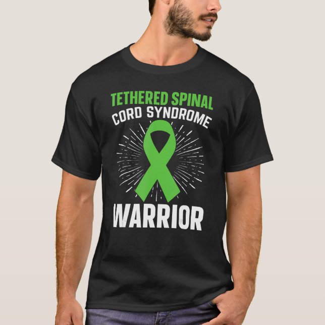 Scoliosis  Spinal Cord Syndrome Warrior Scoliosis  T Shirt (Framsida)