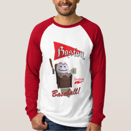 Scolletta "Boston Baseball!" Långärmad Raglan T-shirt