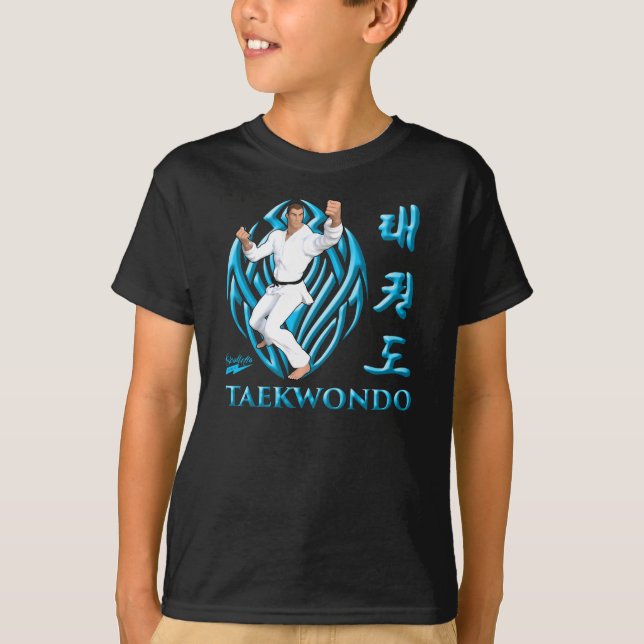 Scolletta "Taekwondo" T Tee Shirt (Framsida)