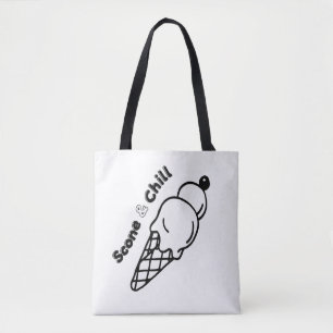 Scone & Chill - Spelande design för sommarfilmer Tygkasse