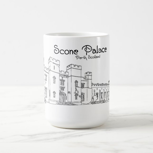 Scone Palace, Perth, Skottland Kaffemugg (Center)