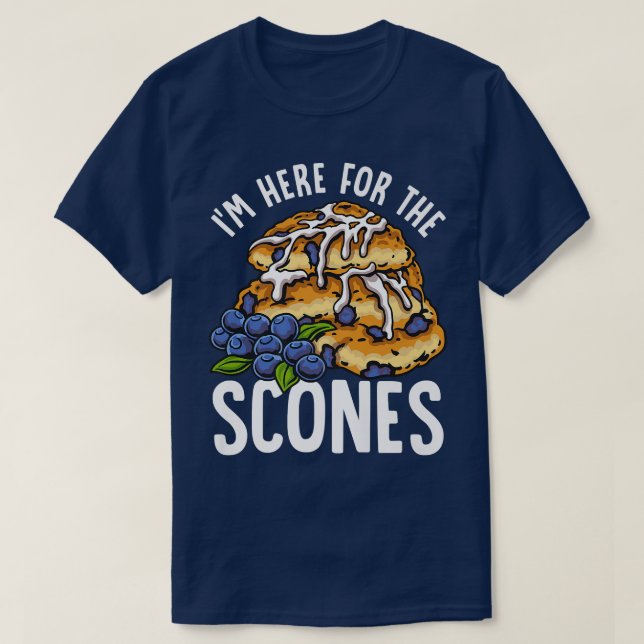 Scones Baking Funny Food T Shirt (Design framsida)