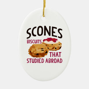 Scones Julgransprydnad Keramik