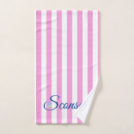 Sconset/Nantucket hand towel rosa rand