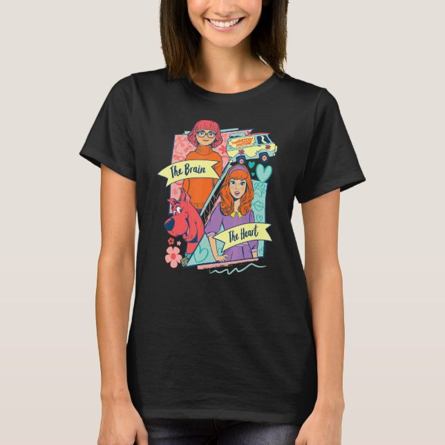 Scoob Brain och Heart T Shirt (Framsida)