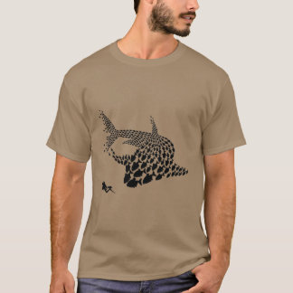 Scooba Diving Fish Shark Diver diver tank mask Art T Shirt
