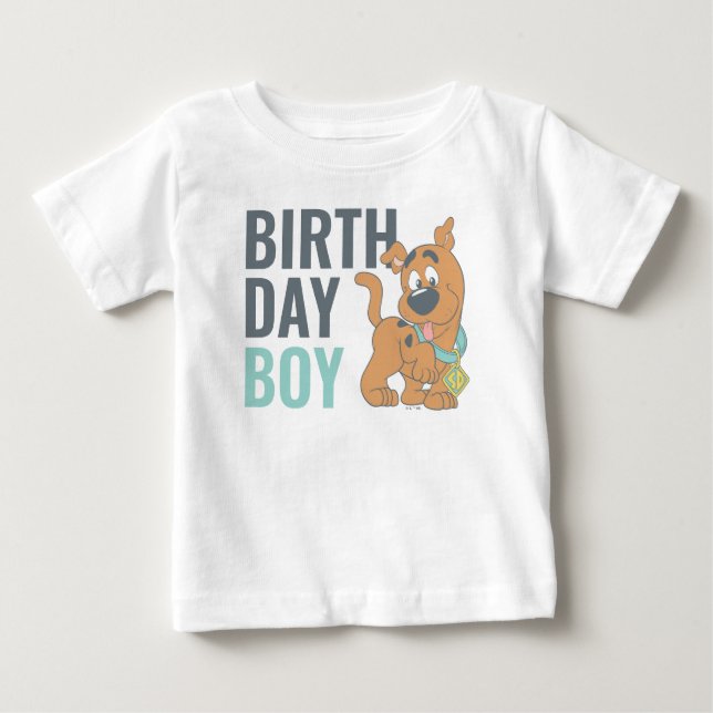 Scooby-Doo 1-års födelsedagsbaby T-shirt (Framsida)