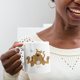 Scooby-Doo Admiring Flower Kaffemugg