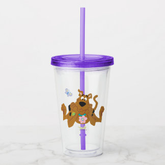 Scooby-Doo Admiring Flower Take Away Mugg