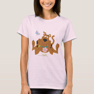 Scooby-Doo Admiring Flower Tee Shirt