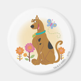 Scooby-Doo After Butterfly Magnet