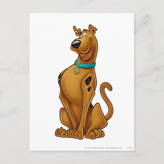 Scooby-Doo Airbrush Pose Vykort (Framsida)