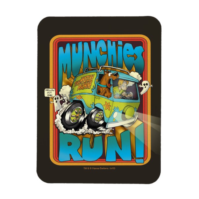 Scooby-Doo and Shaggy "Munchies Run!" Magnet (Vertikal)