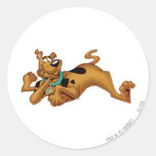 Scooby-Doo att ljuga besegrar Runt Klistermärke