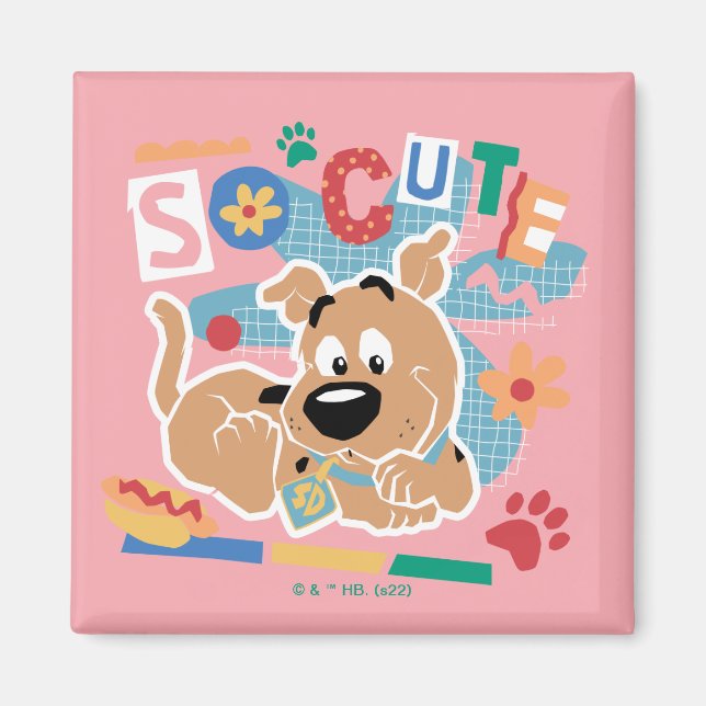 Scooby-Doo | Baby Scooby-Doo So Cute Magnet (Framsidan)