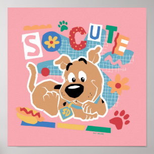 Scooby-Doo Baby Scooby-Doo So Cute Poster