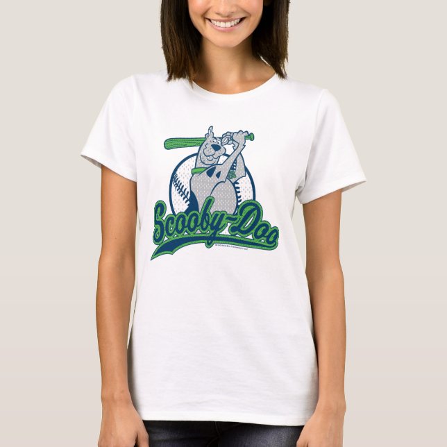 Scooby-Doo Baseball Logotyp T-shirt (Framsida)