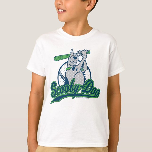 Scooby-Doo Baseball Logotyp T-shirt (Framsida)