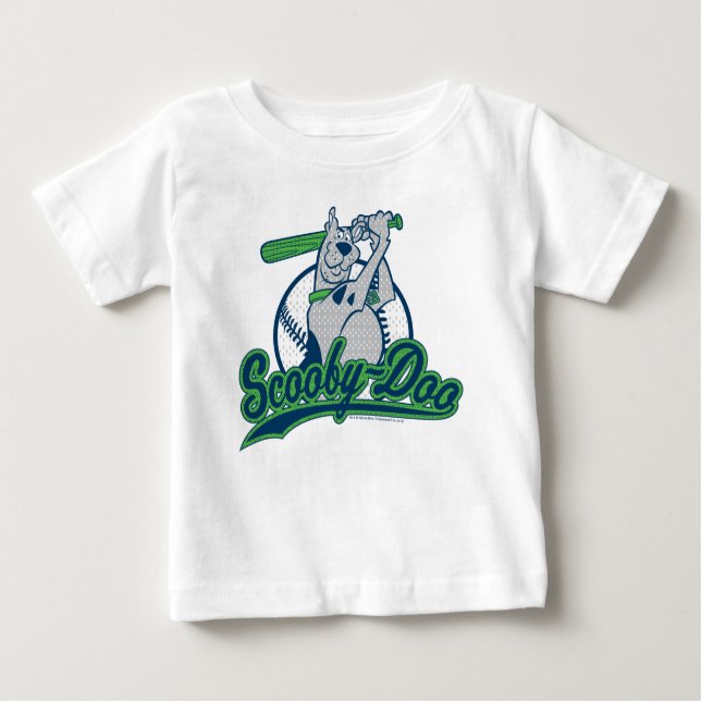 Scooby-Doo Baseball Logotyp Tee Shirt (Framsida)