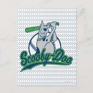 Scooby-Doo Baseball Logotyp Vykort