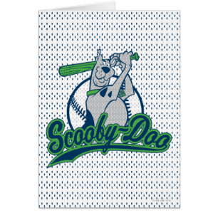 Scooby-Doo baseballlogotyp Hälsningskort