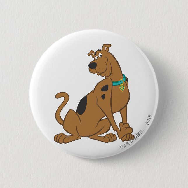Scooby-Doo Bashful Pose Knapp (Framsida)