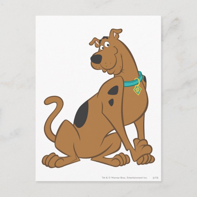 Scooby-Doo Bashful Pose Vykort (Framsida)