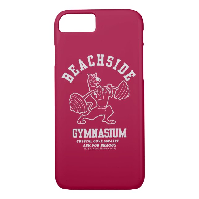 Scooby-Doo "Beachside Gymlossum" Vightlyftande Case-Mate iPhone Skal (Baksida)