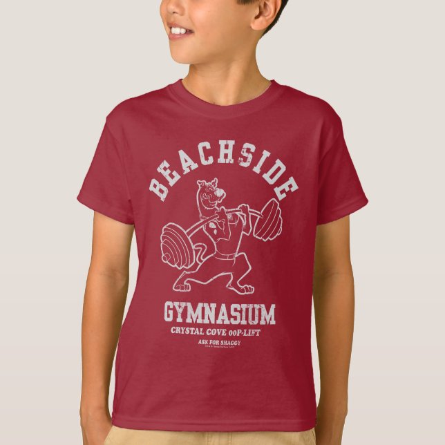 Scooby-Doo "Beachside Gymlossum" Vightlyftande T Shirt (Framsida)
