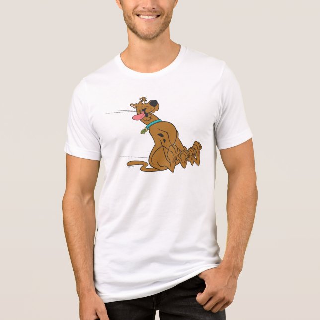 Scooby-Doo-bild med Tunga ut T-shirt (Framsida)