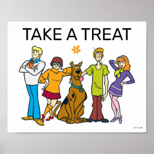 Scooby-Doo Birthday - ta ett Treat tecken Poster