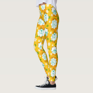 Scooby-Doo | Blommönster för tecken Leggings