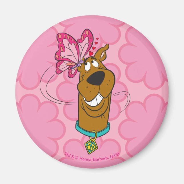 Scooby-Doo Butterfly Kisses Magnet (Framsidan)