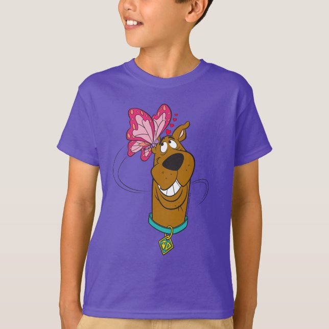 Scooby-Doo Butterfly Kisses T Shirt (Framsida)