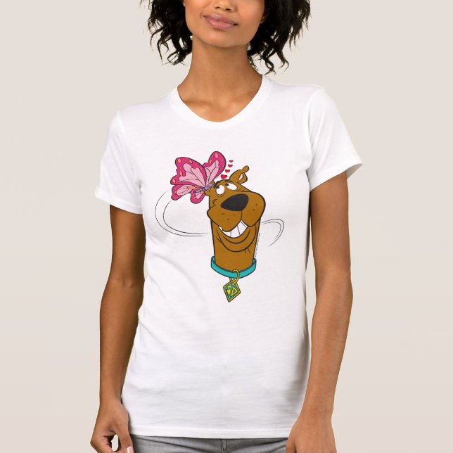 Scooby-Doo Butterfly Kisses T Shirt (Framsida)