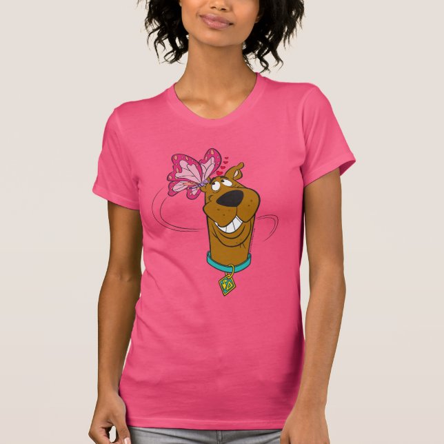 Scooby-Doo Butterfly Kisses T Shirt (Framsida)