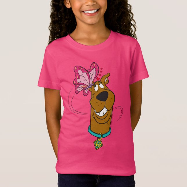 Scooby-Doo Butterfly Kisses T Shirt (Framsida)