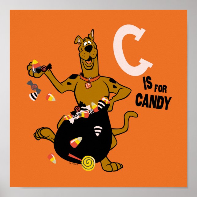 Scooby-Doo | C är för Candy Poster (Framsidan)