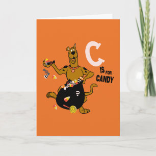 Scooby-Doo C är för godis Kort