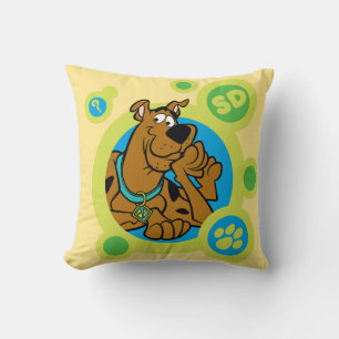 Scooby-Doo Circles SD Badge Kudde