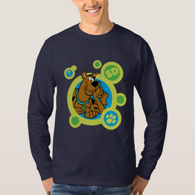 Scooby-Doo Circles SD Badge T-shirt (Framsida)