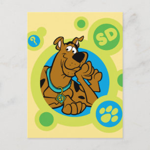 Scooby-Doo Circles SD Badge Vykort