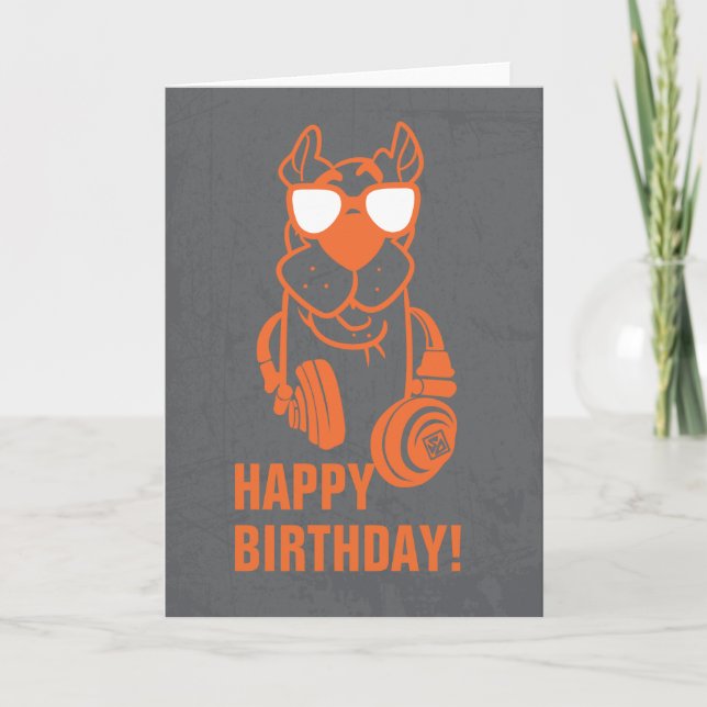 Scooby-Doo "Crazy Coola", hörlursgrafik Kort (Framsida)